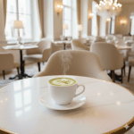 dior cafe fıstıklı latte